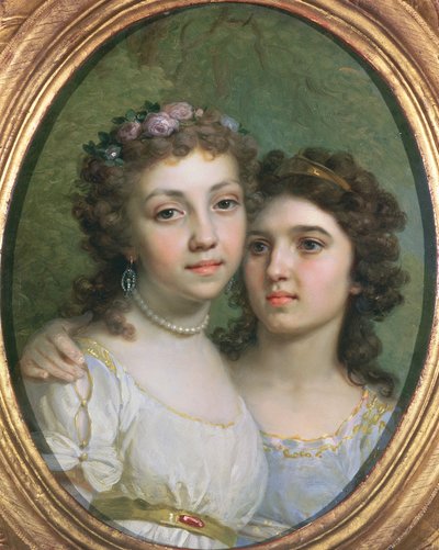 Lizanka and Dashenka, 1784 by Vladimir Lukich Borovikovsky